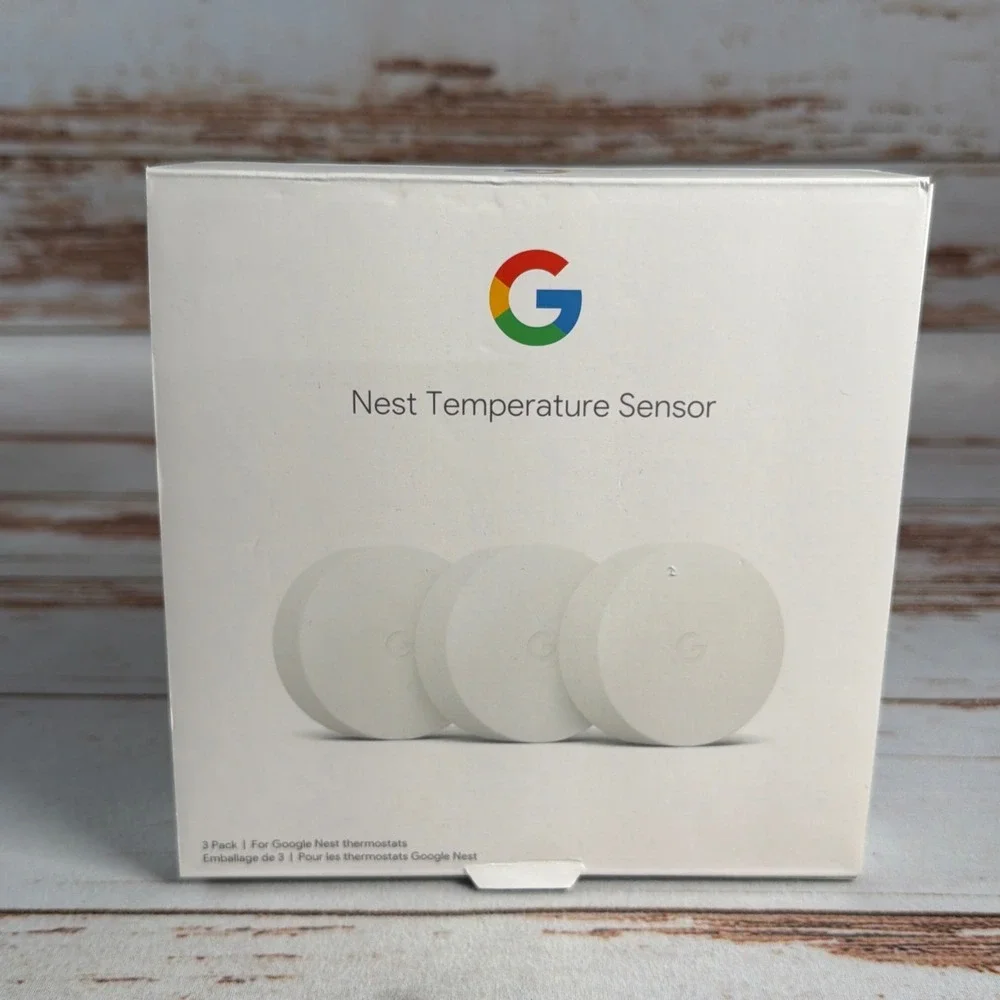 Nest T5001SF Temperature Sensor White Pack of 3 Used